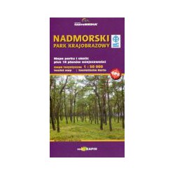 Nadmorski Park Krajobrazowy mapa turystyczna laminowana 1:50 000